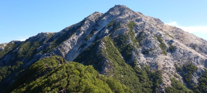 南アルプス　甲斐駒ヶ岳　仙丈ケ岳